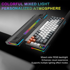 Customizable 65% 68-key Mixed Color Luminous Two-color Wired <strong>Mechanical</strong> <strong>Keyboard</strong> 25-key Anti-ghosting Gaming <strong>Mechanical</strong> <strong>Keyboard</strong> - Product Image 3
