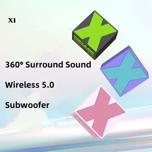 X1 Mini <strong>Portable</strong> TWS Wireless BT Speakers High Quality Steel Support Subwoofer with Bass &amp; Voice <strong>Control</strong> for <strong>Computer</strong> Use - Product Image 2