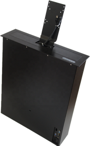 Mesa elevadora de monitor LCD abatible para sala de conferencias, elevador de monitor de computadora oculto con función de video para sistema de reuniones - Product Image 2