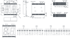 2位7段LED显示屏多色显示屏led户外微波led模块迷你尺寸数字标牌 - Product Image 5