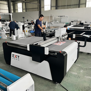 Zxt kỹ thuật số phẳng cắt <span class=keywords><strong>plotter</strong></span> CNC tự động sóng các tông nhãn dán hộp mẫu máy cắt để đóng gói - Product Image 3