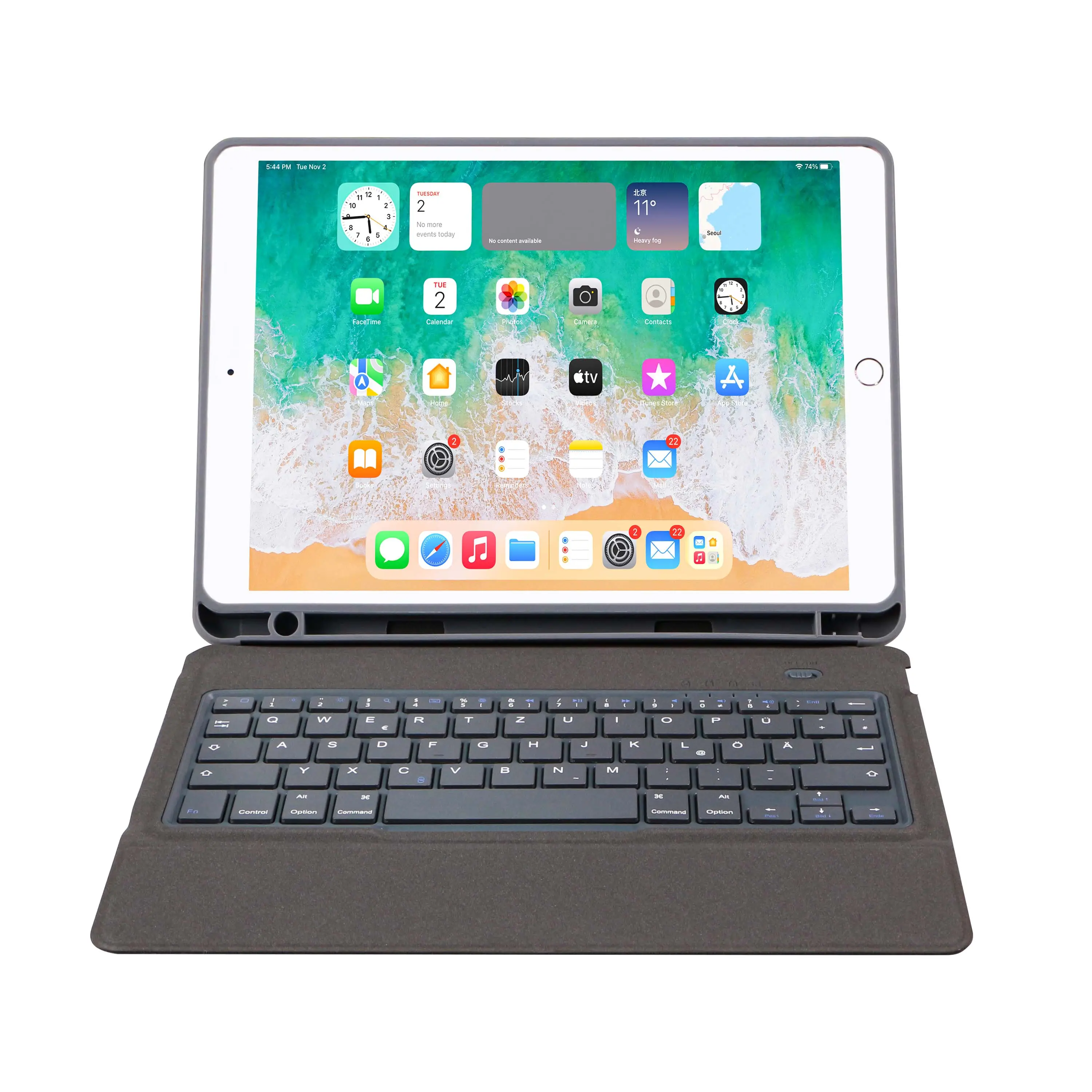 Teclados keyboard ajaib mini apple, kibor lipat bluetooth nirkabel ipad