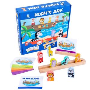 Giochi di abbinamento logico degli animali per bambini giocattoli di liquidazione intellettuale per la risoluzione dei problemi giochi di smistamento dell'arca di noah giocattoli educativi in legno - Product Image 1