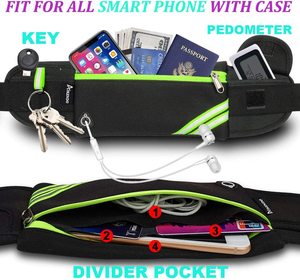 OEM Factory Reflective Runners Jogging Pocket Belt Compatible With I-Phone13 12 Pro, Travelling Money Phone Holder for <strong>Running</strong> - Product Image 4