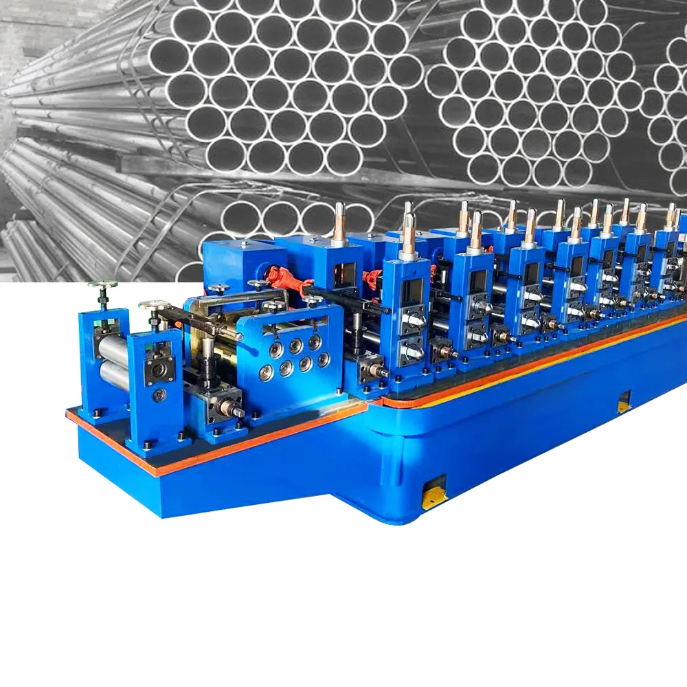 Máquina de soldadura de alta frecuencia ERW Q235 Q345, tubería de acero al carbono, resistente a la electricidad