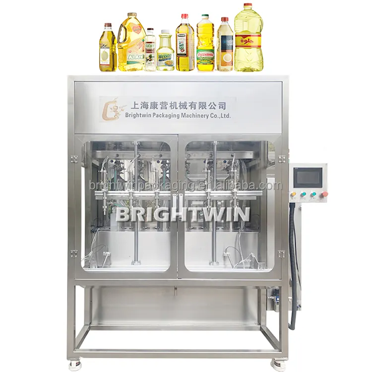 oil production line for olive oil bottling cooking edible oil filling machine
