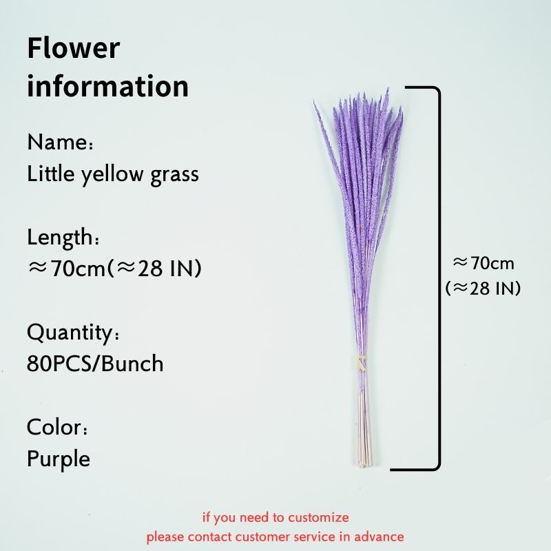 Purple (Qty: 80PCS/bundle), the total length is 28 inches