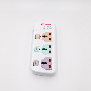 Rainbow Color Electrical <strong>Multi</strong> Switch <strong>Socket</strong> <strong>3</strong> Plug Power Outlet Extension <strong>Socket</strong> - Product Image 2