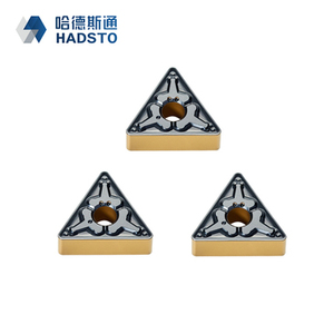 Inserto de carburo de tungsteno HADSTO TNMG160404 Herramientas de torno CNC Cortador de torneado TNMG Inserto de carburo de torneado - Product Image 1