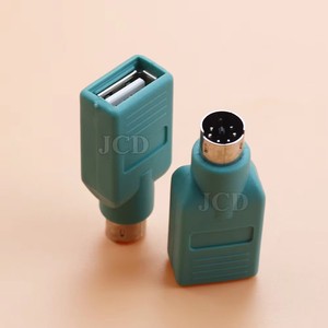 USB至PS2 PS/2公母适配器转换器，用于键盘鼠标电脑笔记本电脑连接更换维修配件