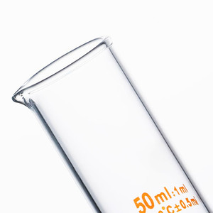 Tiandi Lab 10ml 25ml 50ml cam mezun silindir yuvarlak taban ile - Product Image 3