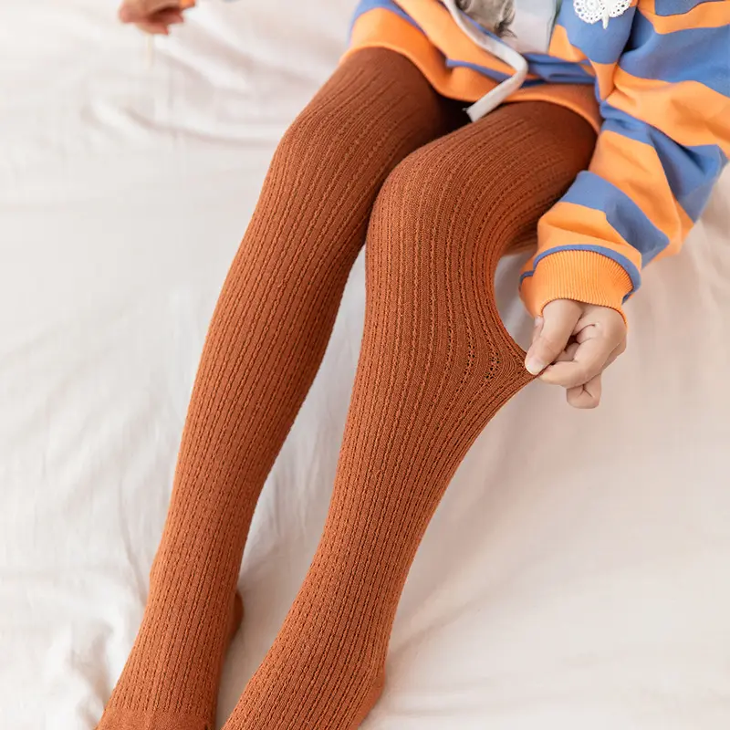 Venta caliente de punto bebé niño medias chica medias niños tights