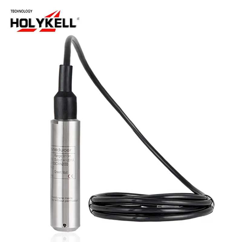 Holykell fabrika HPT604 dalgıç sıcak su tankı seviyesi basınç probu verici sensörü pompalar için