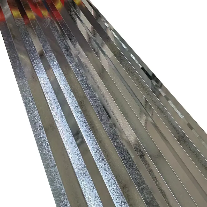 ASTM AISI Zinc Gi Roofing Sheet Metal Hierro Galvanizado Hoja de acero corrugado para la construcción