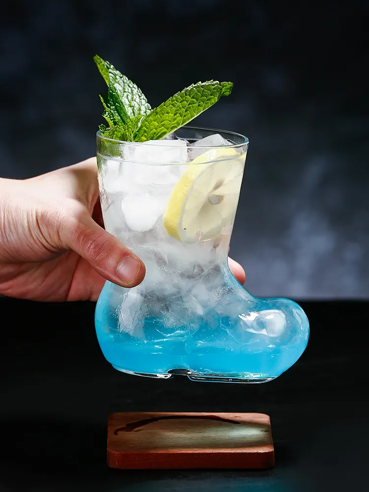 Stivali creativi bicchieri da Cocktail succo personalizzato bicchiere da bere tazze da birra fredda da Bar bicchieri da Cocktail