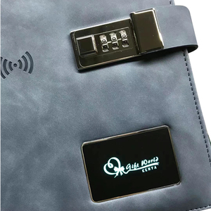 Cargador inalámbrico personalizado, batería portátil, diario, bloqueo de contraseña, logo LED - Product Image 2