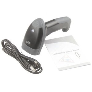 High-Speed 1D Laser Barcode Scanner Wired USB Handheld QR Code Scanning <strong>Reader</strong> with Stand for Industrial &amp; Warehouse - Product Image 5