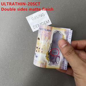 Chất lượng cao tùy chỉnh <span class=keywords><strong>Scottish</strong></span> Prop tiền <span class=keywords><strong>Scottish</strong></span> Polymer Prop tiền ngân hàng ghi chú siêu mỏng - Product Image 4