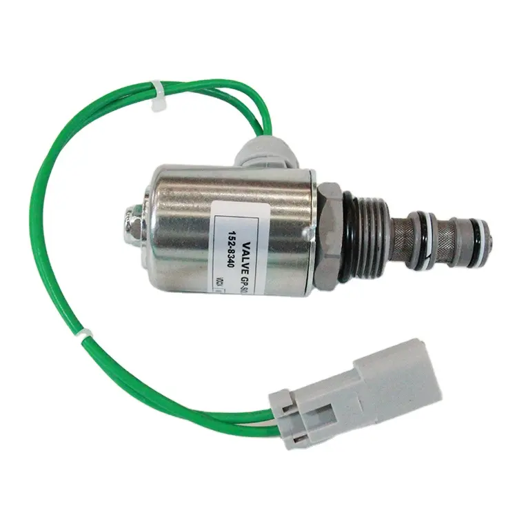 Repuestos de excavadora SUNORO 12V 825C 826C 826G 826G II para válvula solenoide de bomba de aceite 152-8340 1528340