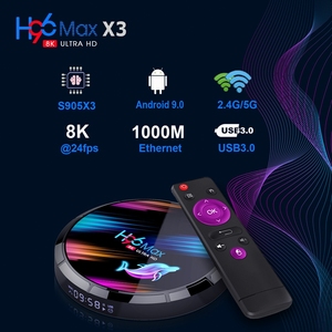Ott Cheap Amlogic S905x3 Dual Band Wifi H96 Max Smart 4k 8k <strong>Stb</strong> 4gb 32gb <strong>Support</strong> youtube Android Tv Box - Product Image 6
