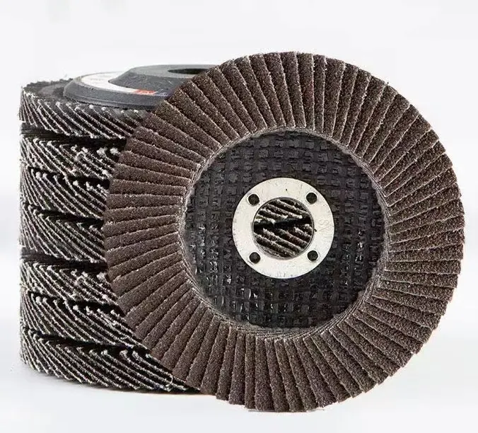 Venda quente de ferramentas abrasivas disco de aba da roda do obturador para polimento de metal em aço inoxidável