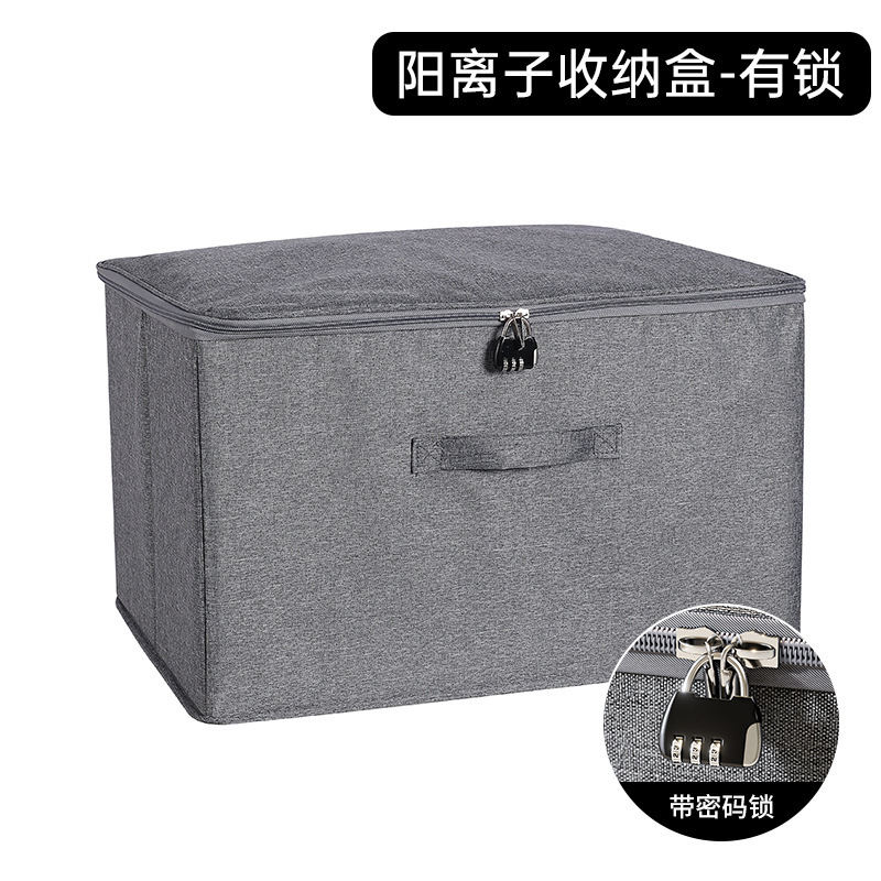 It has a combination lock
