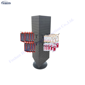 Negozio al dettaglio in metallo espositore girevole espositore 3 lati espositori rotanti rack Spinner Pegboard - Product Image 4