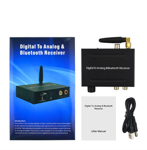 同轴Toslink光学音频适配器数字SPDIF Toslink至模拟转换器数字至立体声音频R/L模拟转换器DAC - Product Image 6
