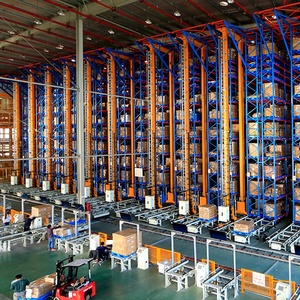 Sistema de recuperación de almacenamiento de Robot ASRS, estante de varios niveles, sistema de almacenamiento de estanterías Asrs con grúa de apilamiento - Product Image 2