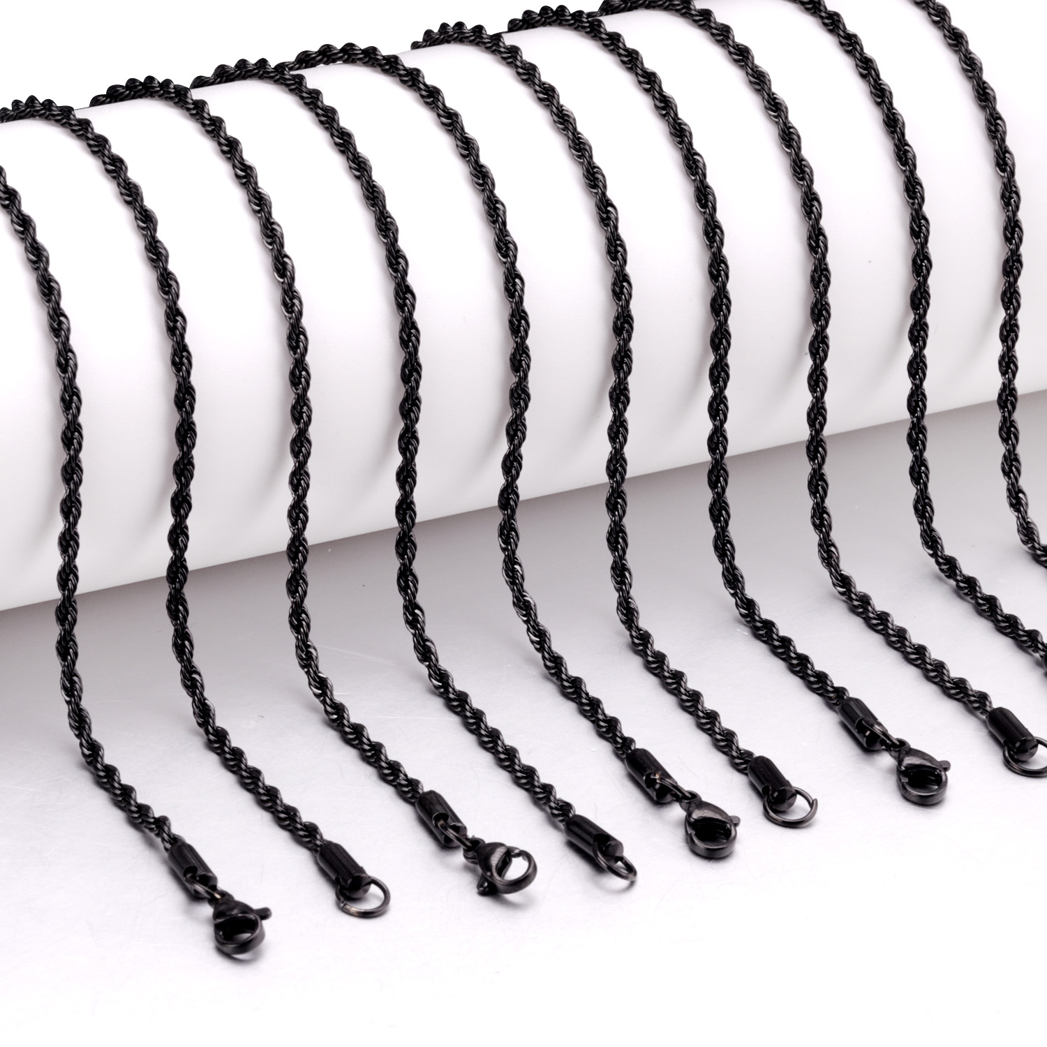 2 mm * 55 cm, Noir NC205355B