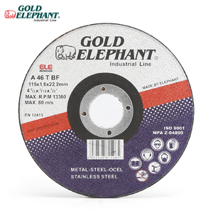 Gold Elephant High <strong>Cuality</strong> CuttingT41/T42 4.5inch/115*3.0*22mm Metal GGrinding Wheel