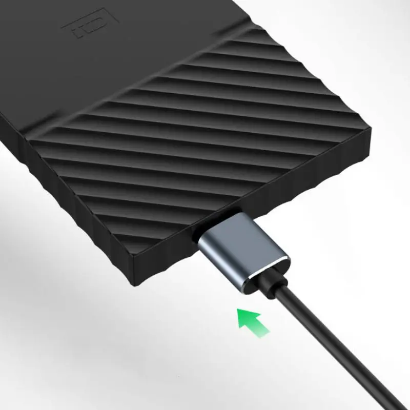 Cavo di ricarica da USB C a Micro B 3.0 compatibile con disco rigido esterno digitale Toshiba Seagate WD West