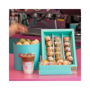 Gıda sınıfı ambalaj TOGO taşıyıcıları 9x7x3 <span class=keywords><strong>1</strong></span>/<span class=keywords><strong>2</strong></span> inç beyaz otomatik pop-up ekmek kutusu kek için/Donut/muffin/çerez pencere ile