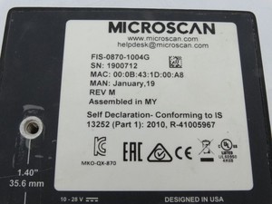 Neue und originale SPS FIS08701004G BARCODE SCANNER SPS-Programmier steuerung - Product Image 4