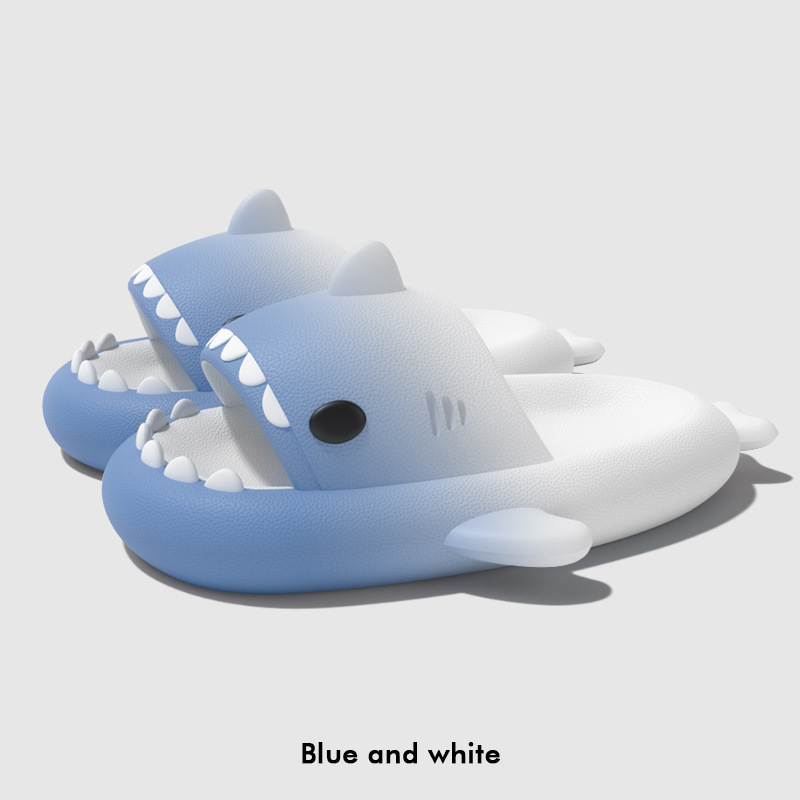 blue and white