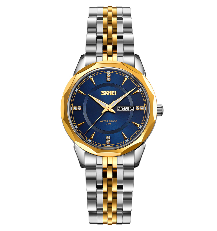 Argent/or-bleu -- dame