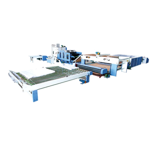 Heim textil maschine Polyester faser rolle Kardieren Watte Produktions linie Verwendung Für Quilt hersteller - Product Image 1