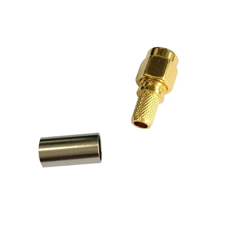 High quality SMA PLUG MALE Connector For RG316 And RG174 Cable