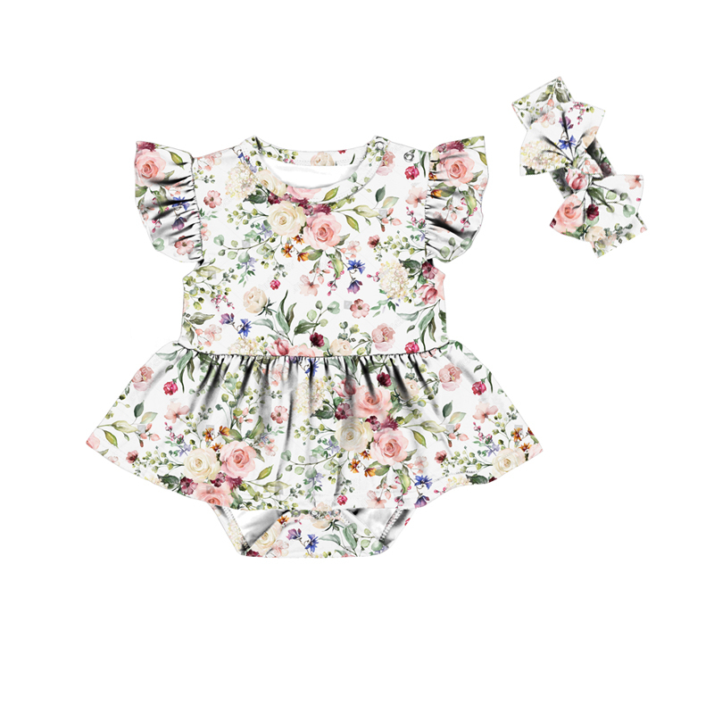 Imprimé fleurs sauvages pastel