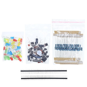 Kit Básico de componentes electrónicos para Arduino UNO MEGA2560, Raspberry Pi con resistencia de condensador de zumbador LED, novedad