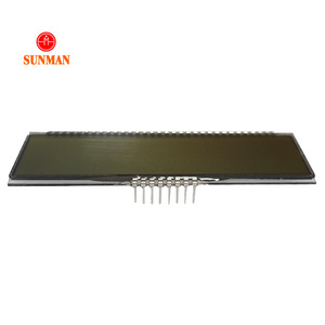 7 bis 22 Ziffern segment Monochrom Lcd Factory Benutzer definierte Größe Monochrom Fstn Lcd Clock Display - Product Image 5
