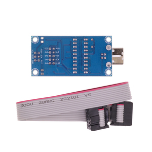 Roarkit 1 takım USBTiny USBtinyISP AVR ISP programcı Bootloader 6pin programlama kablosu ile Arduino Meag2560 R3 için