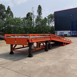 6-15 Ton Hydraulic Mobile Container Truck <strong>Loading</strong> <strong>Unloading</strong> <strong>Platform</strong> Ramp - Product Image 1