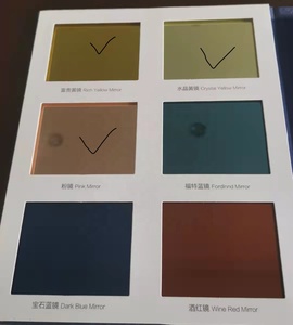 1mm，1.2mm，1.3mm，1.5mm，1.8mm，2MM透明，金色，水晶黄色，红色，灰色玻璃镜 - Product Image 3
