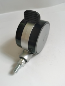 Sandalye ve masa kök tekerlekler OEM özelleştirilebilir için 60mm plastik döner ikiz Castor tekerlek Caster - Product Image 6