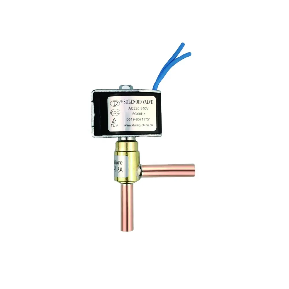 Micro électrovanne électrique à ligne liquide, 220V, 110V, cc, 12V, 24V