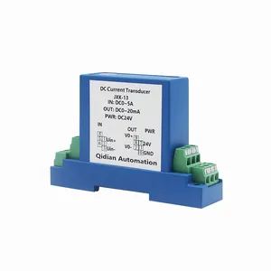 Transductor de corriente de medición directa de bucle cerrado 0-5A 4-20mA 0-10V 1-5V Sensor de corriente de salida DC24V Fuente de alimentación - Product Image 1