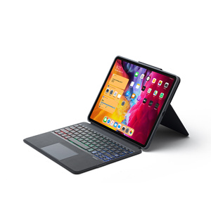 Funda de teclado inalámbrico de tipo dividido con luz RGB conmutable para iPad Pro Diseño plegable de 12,9 pulgadas - Product Image 2