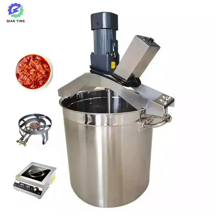 Mezclador Horizontal Tomate Chili Sauce Cooker Blender Home Small Chili Sauce Mixer