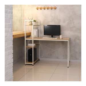 Muebles multifuncionales para el hogar y la Oficina, escritorio para juegos, mesa de escritorio para ordenador, mesa de estudio con estantes